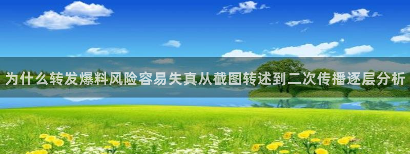 网络最新爆料